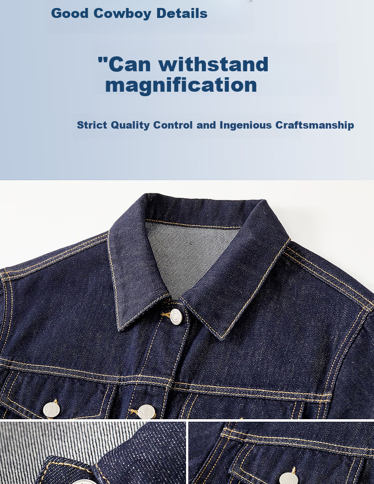 Sentubila Casual Denim Jacket for Women, Spring Season, Petite, Long-Sleeved, Loose-Fitting Outerwear, Slim-Fit Top, Navy Blue, M 16