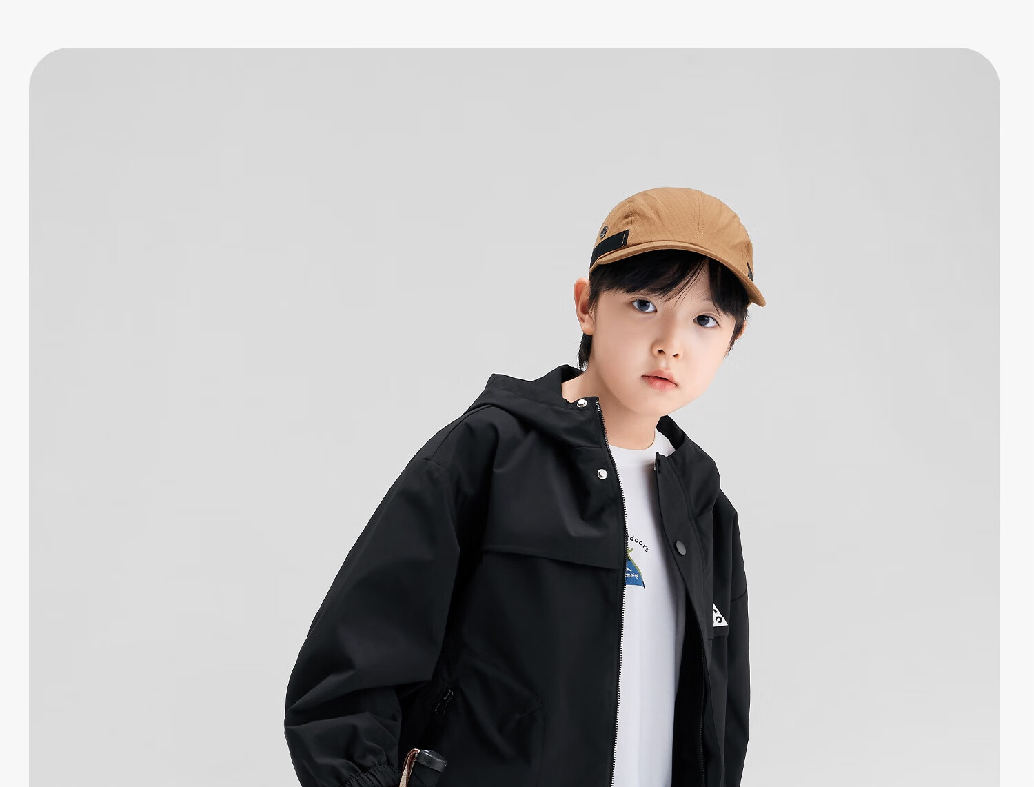 Zuo Xi Kids Children's Softshell Jacket 2025 New Autumn Boys Windproof Waterproof Coat Red 140 45