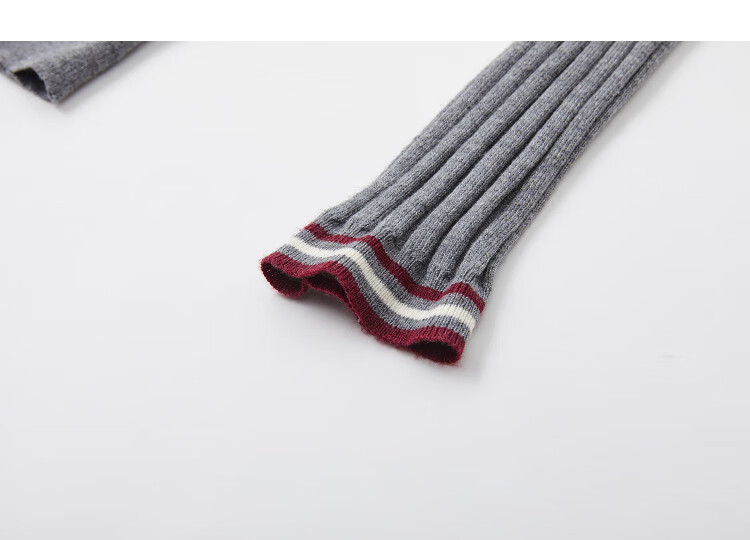 Demana Autumn Smart Collar Colorblock Letter Embroidered Slim Knit Sweater with Fluffy Wool for Women 3