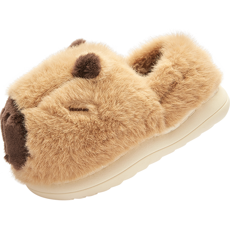 BALABALA Children's Cotton Slippers for Boys And Girls, Baby 2025 Home Shoes with Heel Covers, Autumn And Winter Cotton Shoes, Animal Design, 208425141227