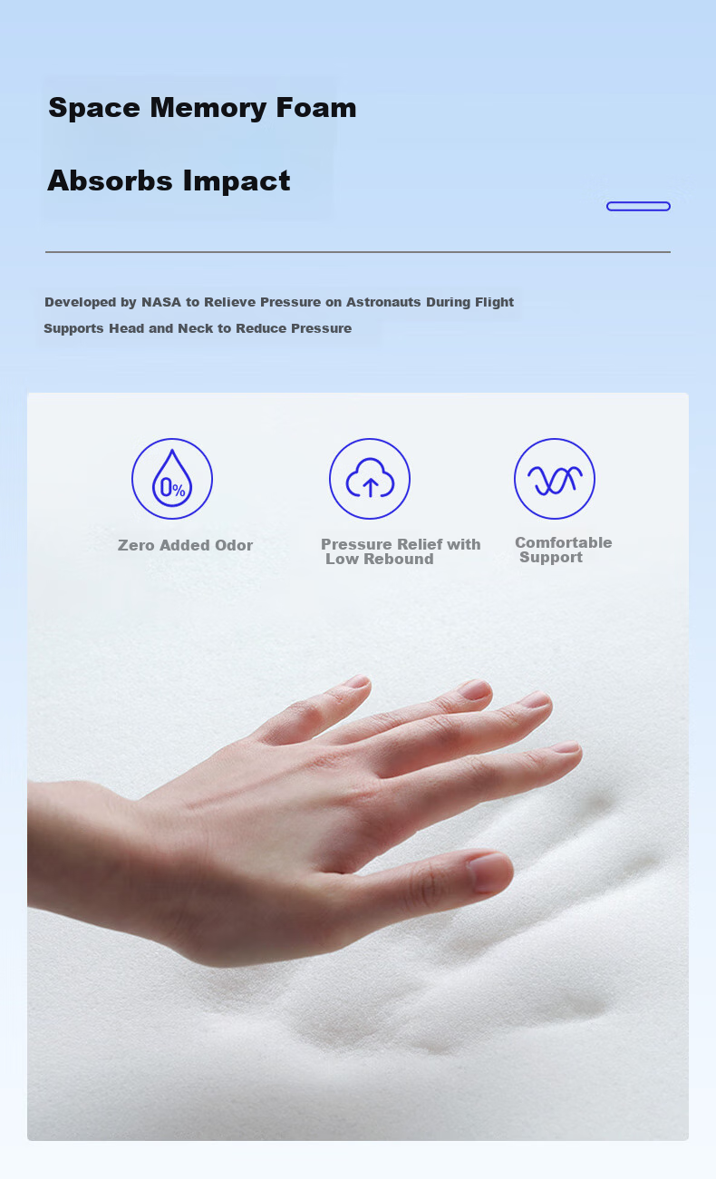 Aeromax Side Sleeping Jellyfish Pillow, No Face Pressure, Anti-Wrinkle, Anti- nasolabial Fold, Memory Foam Cervical Pillow, Hollow Design for Eye And Ear Protection, Neck Support 9