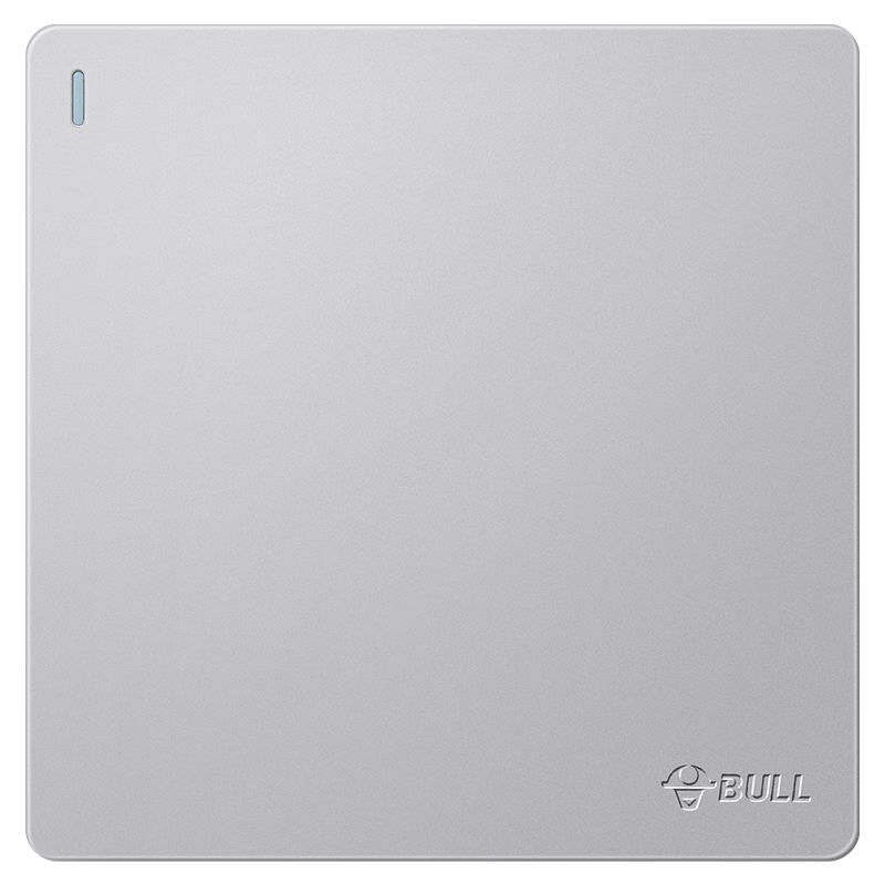 BULL Blank Panel, G12 Series, Splash-Proof Box Panel Whiteboard, 86-Type Panel G12B101, Creamy Space Silver