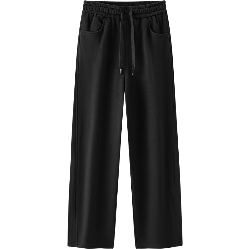 Semir Women's Winter Thermal Antibacterial Fleece Loose Curved Pants 2025 Trendy Cool Banana Pants 109725127008