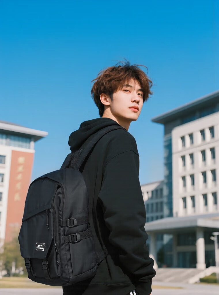 Warrior Men's Large Capacity Casual Water-Resistant Commuter Business Backpack Laptop Bag College Student Travel Backpack 15