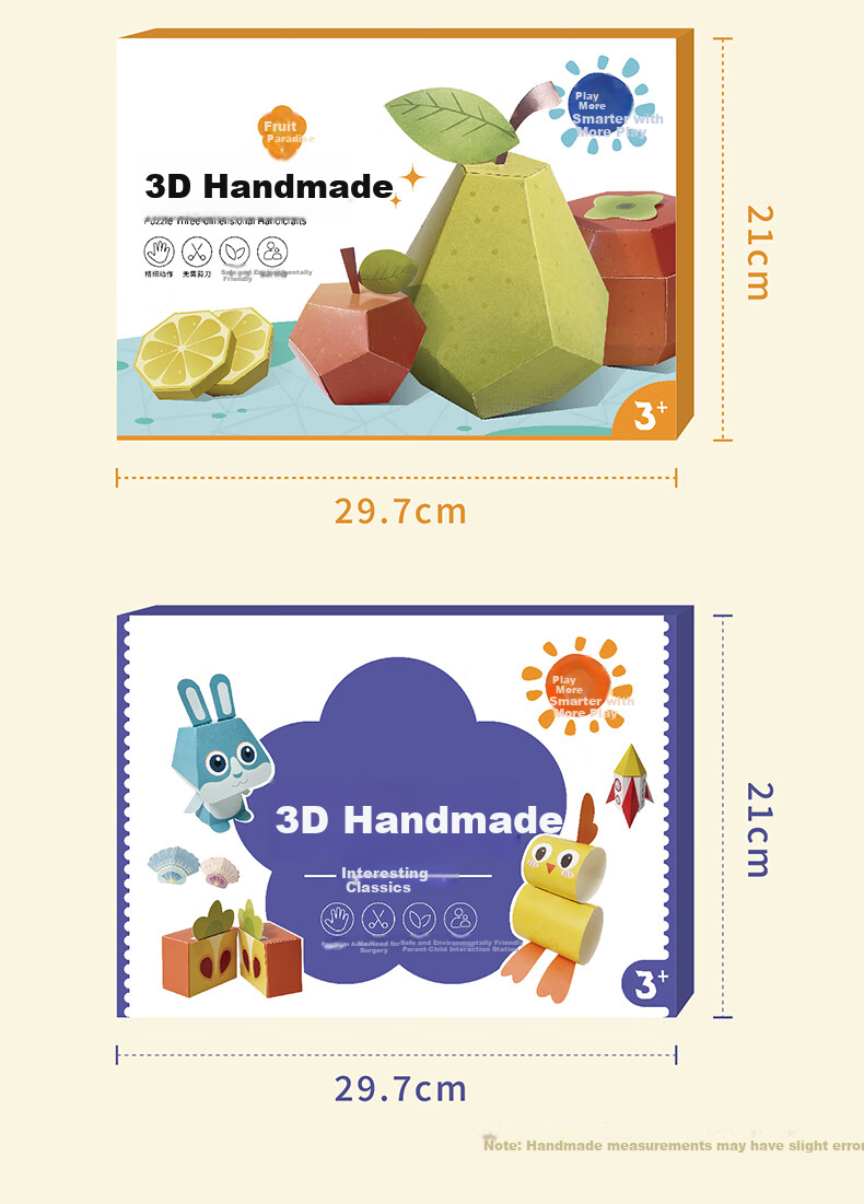 Dayanxiaowa Clone Finger 2-Piece Set, Children's Hand Model, Plaster DIY Craft, Parent-Child Interactive Toy, Birthday Gift 5