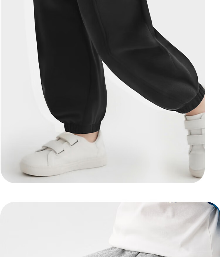 Badibadi Kids Autumn Winter Loose Casual Sweatpants Outdoor Sports Jogger Pants Gray Dinosaur Letter 100 5