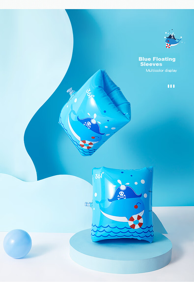 361° Adult Floating Sleeve Swimming Arm Rings Water Sleeves Swimming Equipment Beginner Swimming Arm Rings Inflatable Floating Sleeves 8
