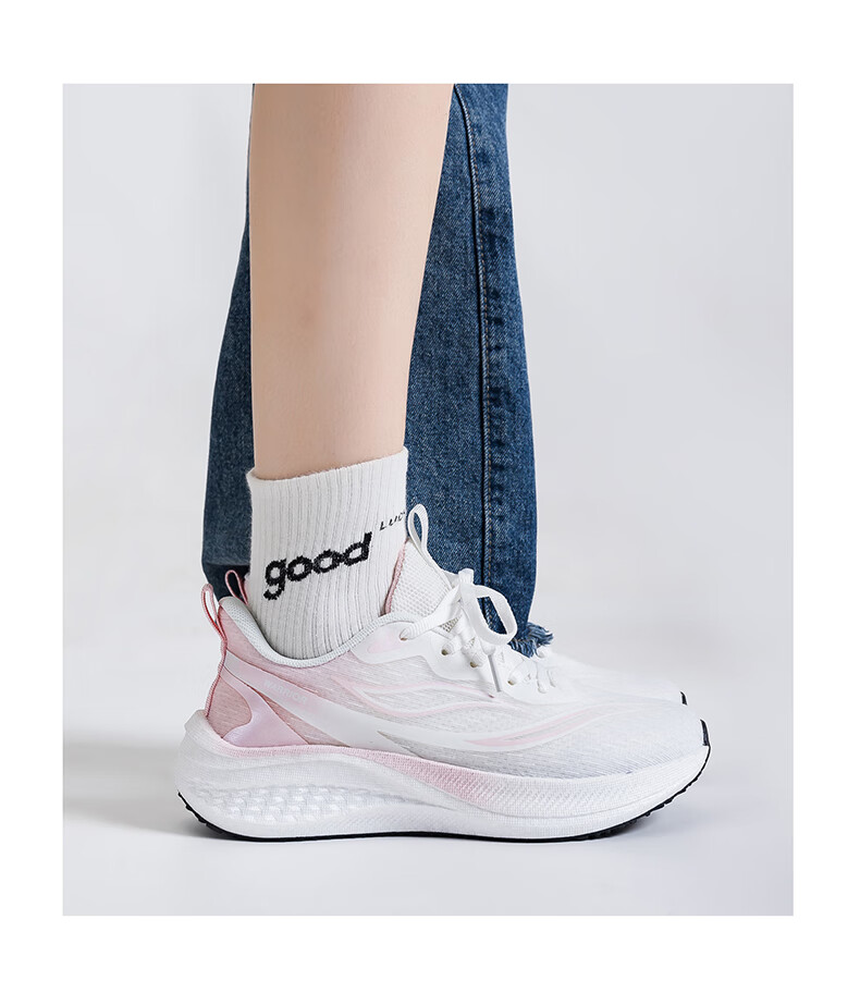 Warrior Women's Mesh Sports Shoes Spring New Lightweight Breathable Casual Sneakers WXY5110 White Purple Size 38 4