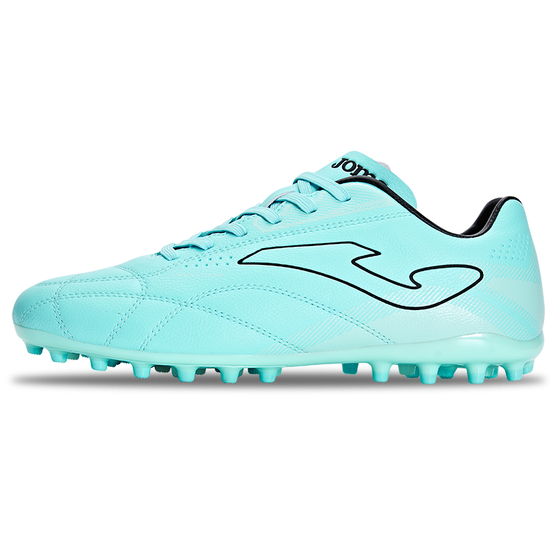 JOMA Men's Football Shoes MG Short Studs Non-Slip Wear-Resistant Breathable Professional Soccer Match Training Shoes Lake Blue Size 44
