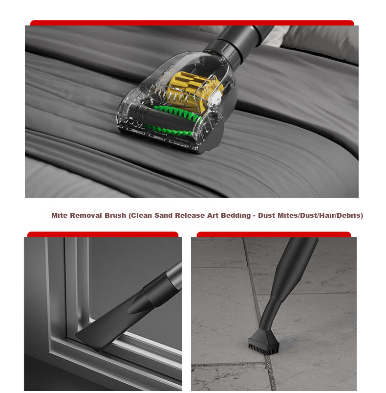 Xiaogou Industrial Vacuum Cleaner, 3000W Peak Power, High Suction, Dry And Wet Blowing, Three-In Vacuum Cleaner with Mopping Function, for Factory Workshop, Commercial Use, Car Cleaning, Land Reclamation, T010S 17