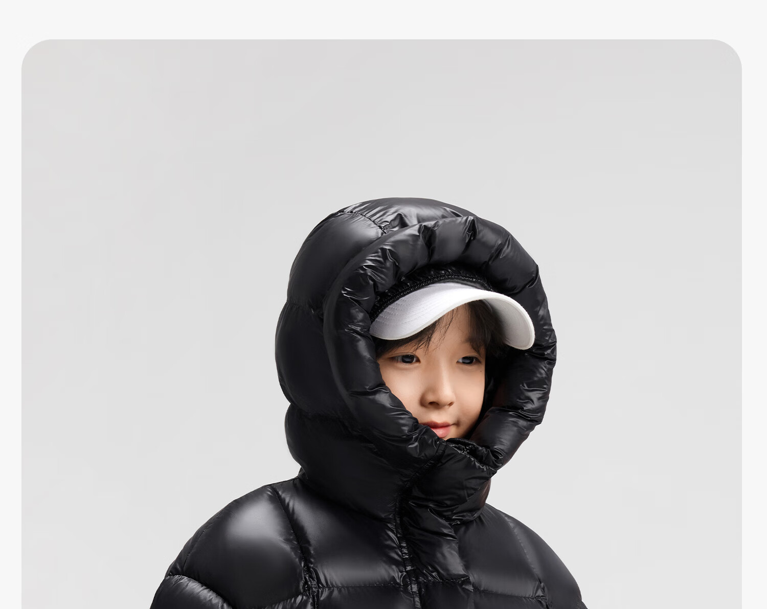Zuo Xi Boys' Down Jacket Winter Thickened 2025 New Children's 90% Safe Velvet Puffer Coat Black 150 24