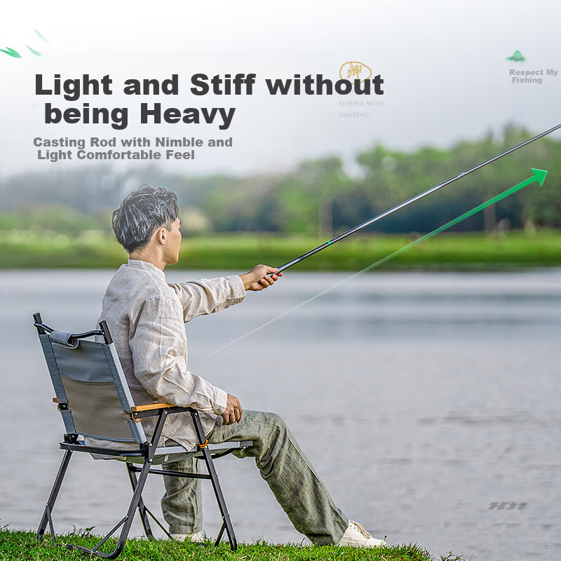 Handing No. 1 Crucian Carp Fishing Rod, Ultra-Light And Ultra-Hard Handheld Rod, Crucian Carp Carbon Fiber Platform Fishing Rod, Lightweight Crucian Carp Rod, 4.5m