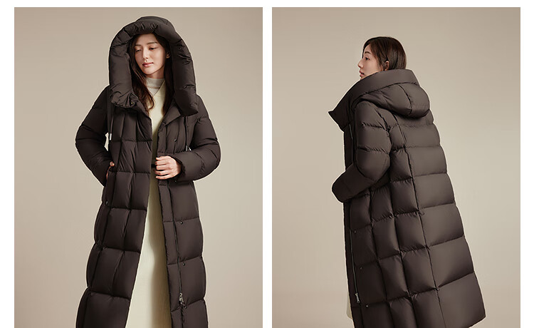 BOSIDENG 2025 Winter Classic Urban Casual Short Round Neck Hooded Down Jacket B250245184 1