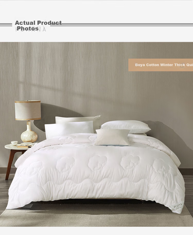 FUANNA Cotton Quilt, 100% Xinjiang Cotton Filling, Double-Size Summer Cool Quilt, Air Conditioning Comforter, 3 Jin (1.5 Kg), 203×229cm 11