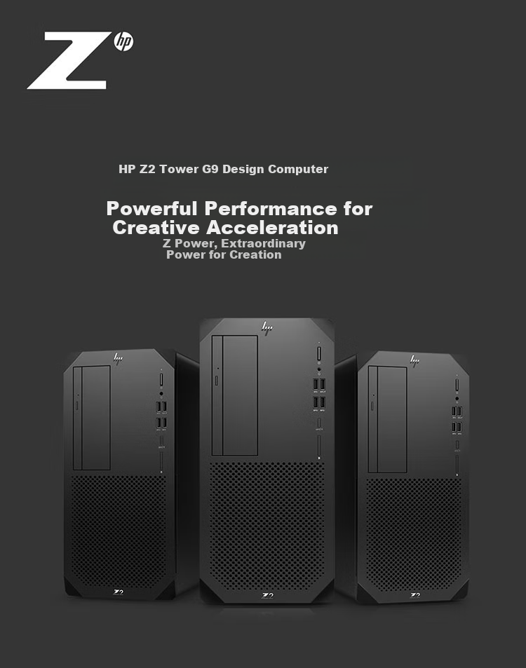 HP Z2 G9 TWRi9-14900K/128G/1TSSD+2TSATA/RTX4000Ada20GB/WiFi/Mouse/3-Year Warranty/P27 Monitor/DP Cable 1