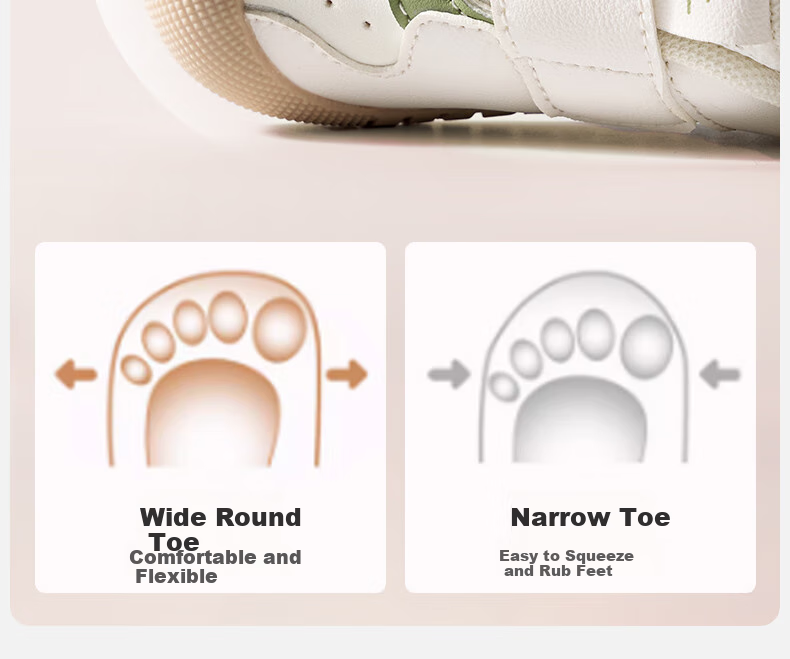 OUYUN Baby Walking Shoes, Toddler Non-Slip Functional Shoes for Boys And Girls, Spring And Autumn Children's Footwear, Gray, Size 18 13