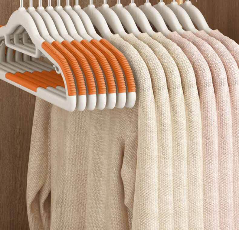 40,000km Non-Marking Non-Slip Dual-Use Thickened Reinforced Double Clothes Hanger for Wet and Dry Clothes 5