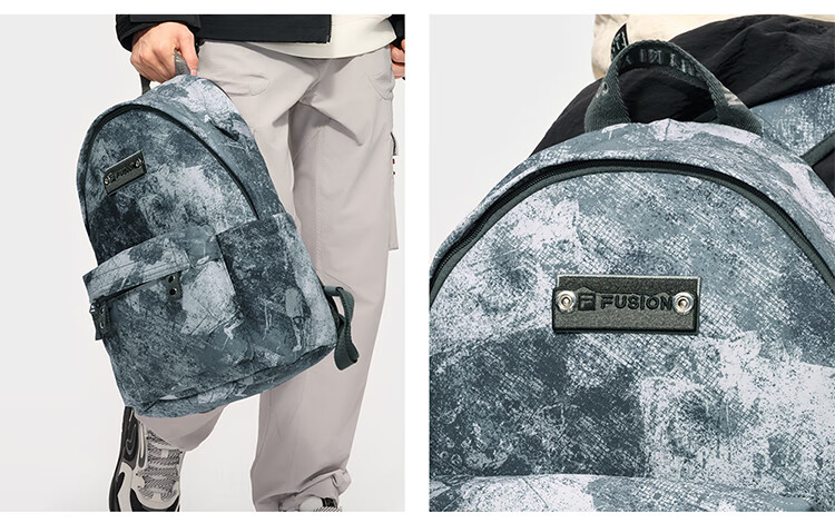 FILA FUSION FILA Trendy Couple's Backpack 2025 Winter Laptop Antibacterial Backpack 15