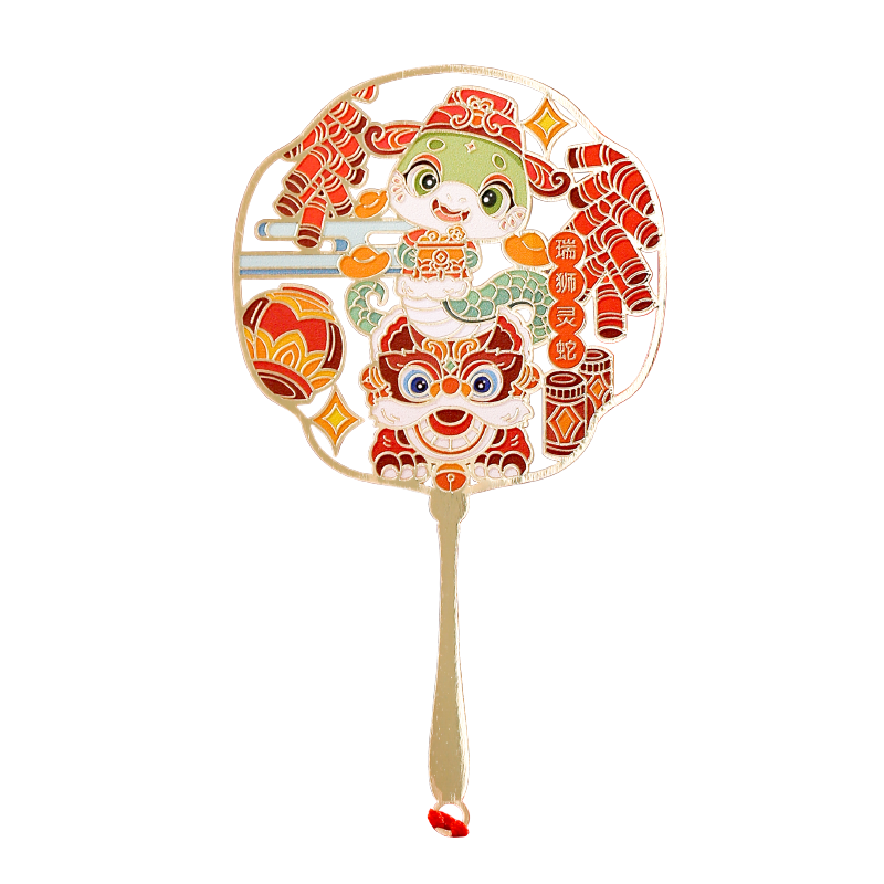 Little Carver Snake Year Zodiac Cultural Metal Bookmark Beijing Palace Museum Cultural China Ancient Style Stationery Set Teacher's Day Gift for Teachers Students Birthday Graduation Souvenir