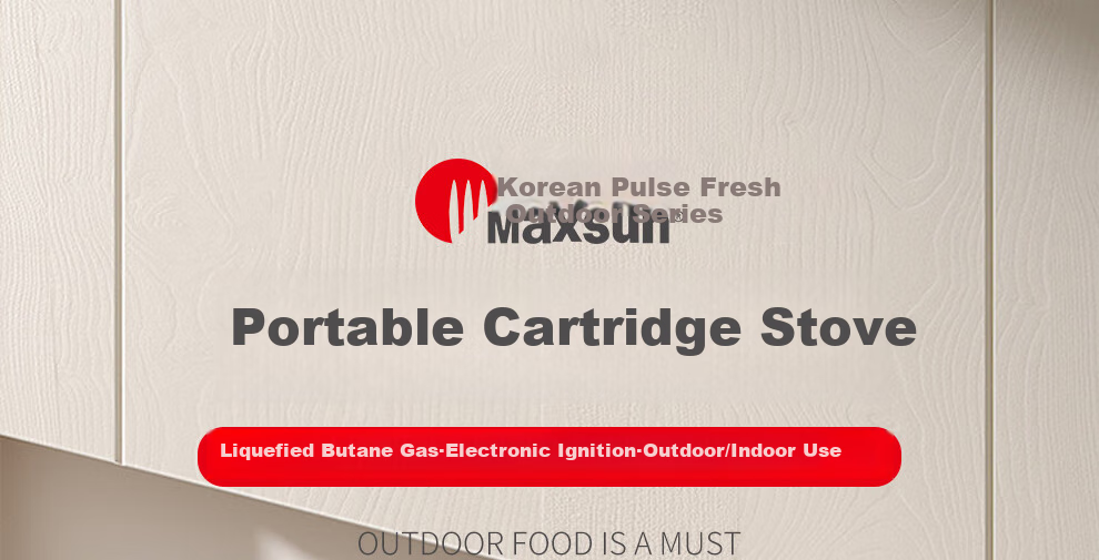 Jauto MAXSUN Outdoor Portable Gas Stove MS-3500S, Butane Cartridge Stove for Home Use 1