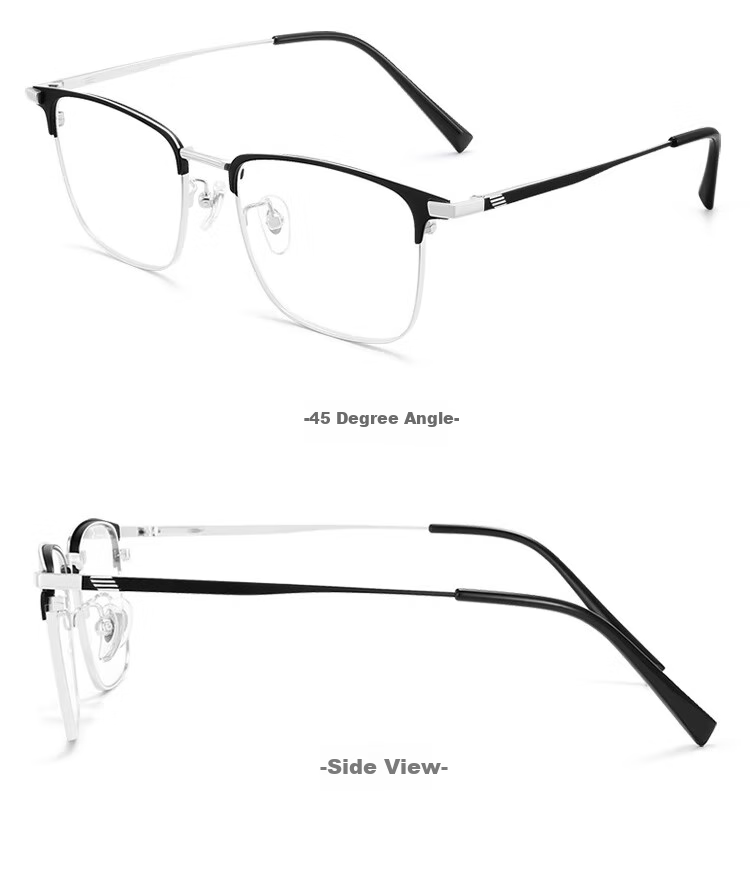 Molake German Imported Natural Crystal Reading Glasses for Men, High-Definition Presbyopic Glasses for Elderly, Premium One-Line Brand 24