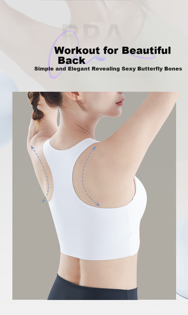 Li-Ning Sports Bra for Women, Shock-Absorbing And Anti-Sagging Vest, Medium to High Intensity, Quick-Drying, Breathable, for Running, Yoga, Fitness Training, Size M 4