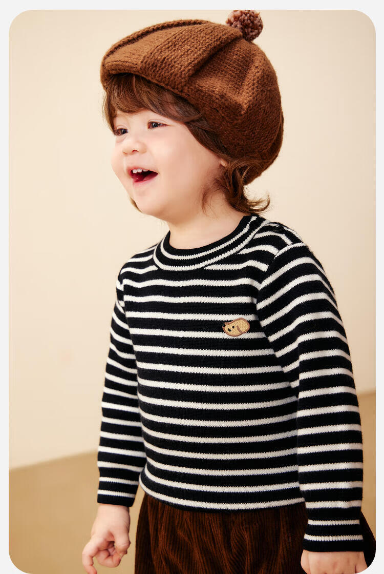 Minibala Girls Baby Half Turtleneck Soft Sweater Base Shirt Skin-friendly Warm Sweet 2025 Winter 2