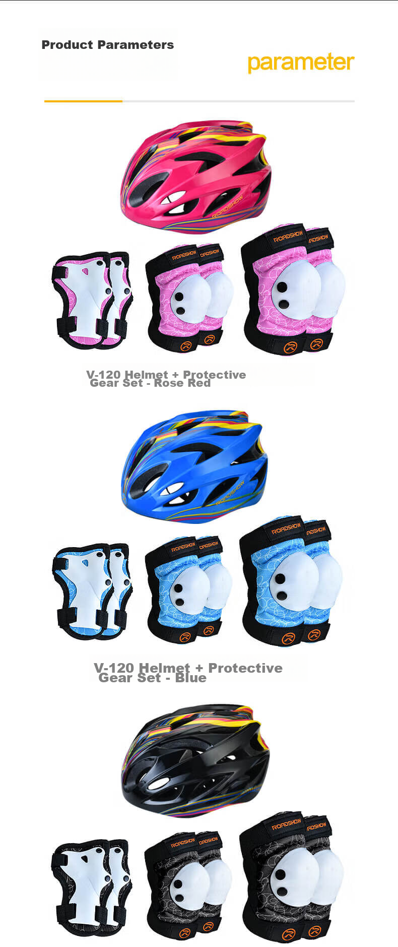 ROADSHOW Children's Protective Gear Set: Helmet, Skateboard, Roller Skates, Breathable 3D Set for Boys And Girls, Pink, Size M 11