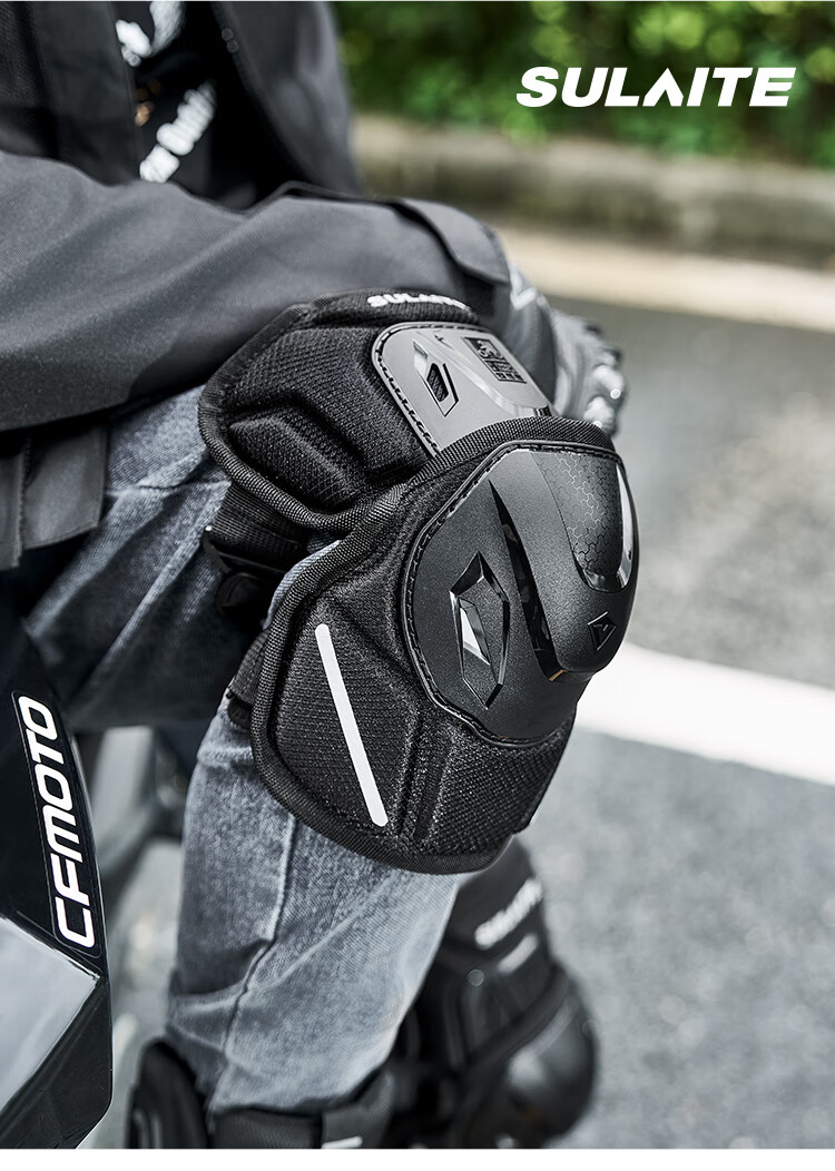 SULAITE Motorcycle Knee Pads CE Level 2 Protective Gear Four-Season Riding Armor Motorbike Safety Equipment 20