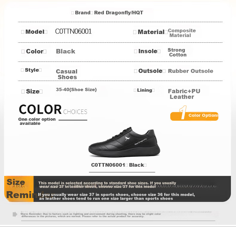 Hongqingting Casual Shoes for Women, Comfortable Versatile Women's Shoes, Trendy Sports Sneakers for Women, Korean Style C0TTN06001 5