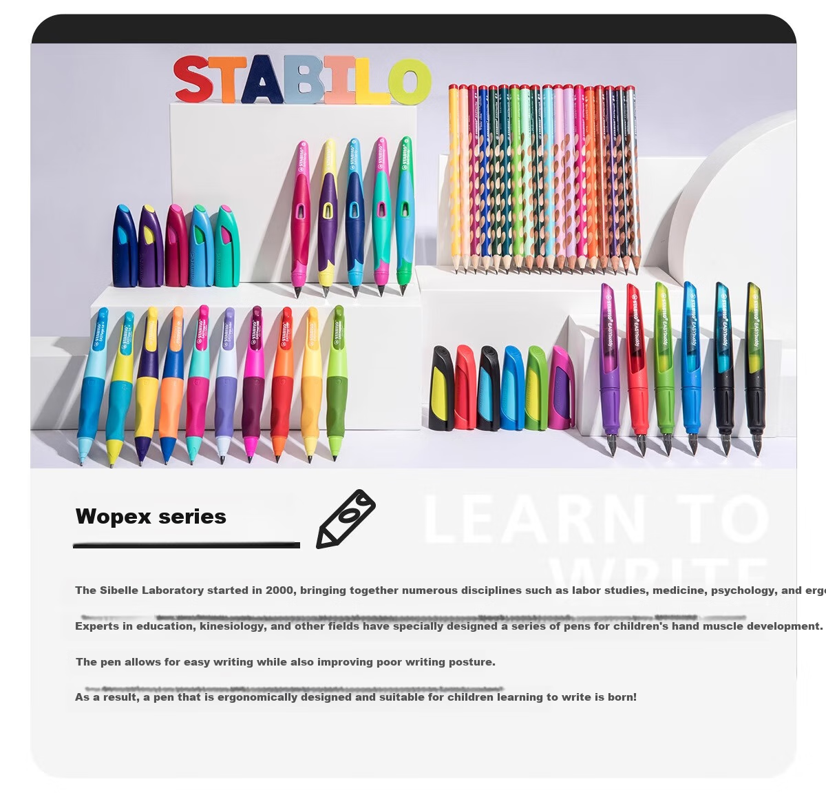 STABILO Mechanical Pencil 0.5mm [Graduation Gift for Men And Women], Retractable Non-Sharpening Pencil for Children's Handwriting Practice And Exams, Macaron Yellow Chunky Pencil 1