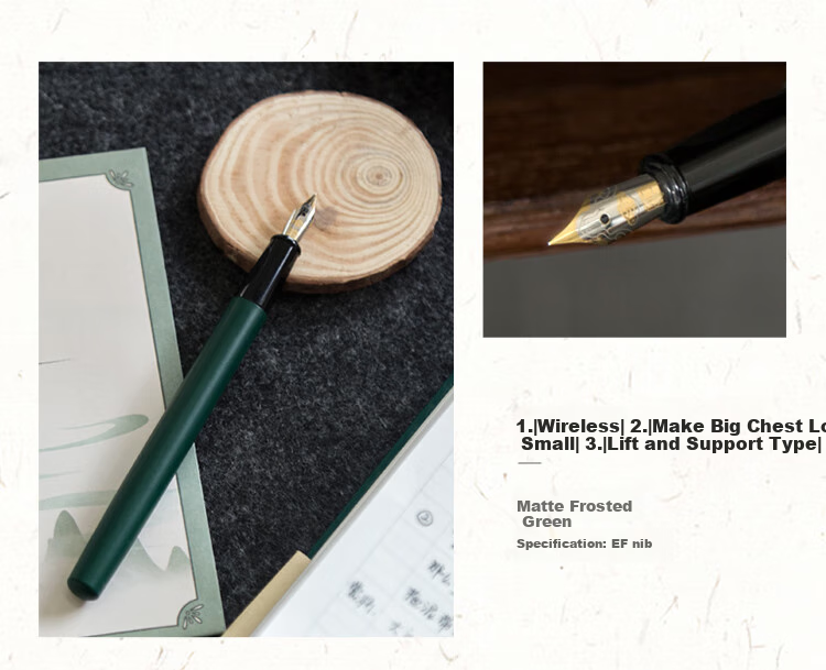 Kinbor Tianyige B6/88 Sheets Journal Notebook Gift Box Stationery Set, New Year Birthday Gift, Diary Planner (With Tape, Fountain Pen, Calligraphy Practice Bookmarks) Shushang Gujin DTB6566 9