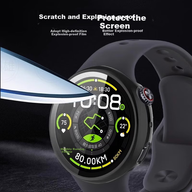 Защитный чехол Iboann для Vivo Watch 5, IQOO Watch 5, с защитой экрана, полноразмерный, противоударный, противоударный, противоударный