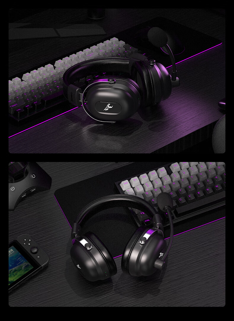 SOMIC G936 PRO+W Wireless Gaming Headset 7.1 Surround Sound 2.4G Bluetooth Wired Low Latency FPS Headphones for Valorant Delta 1