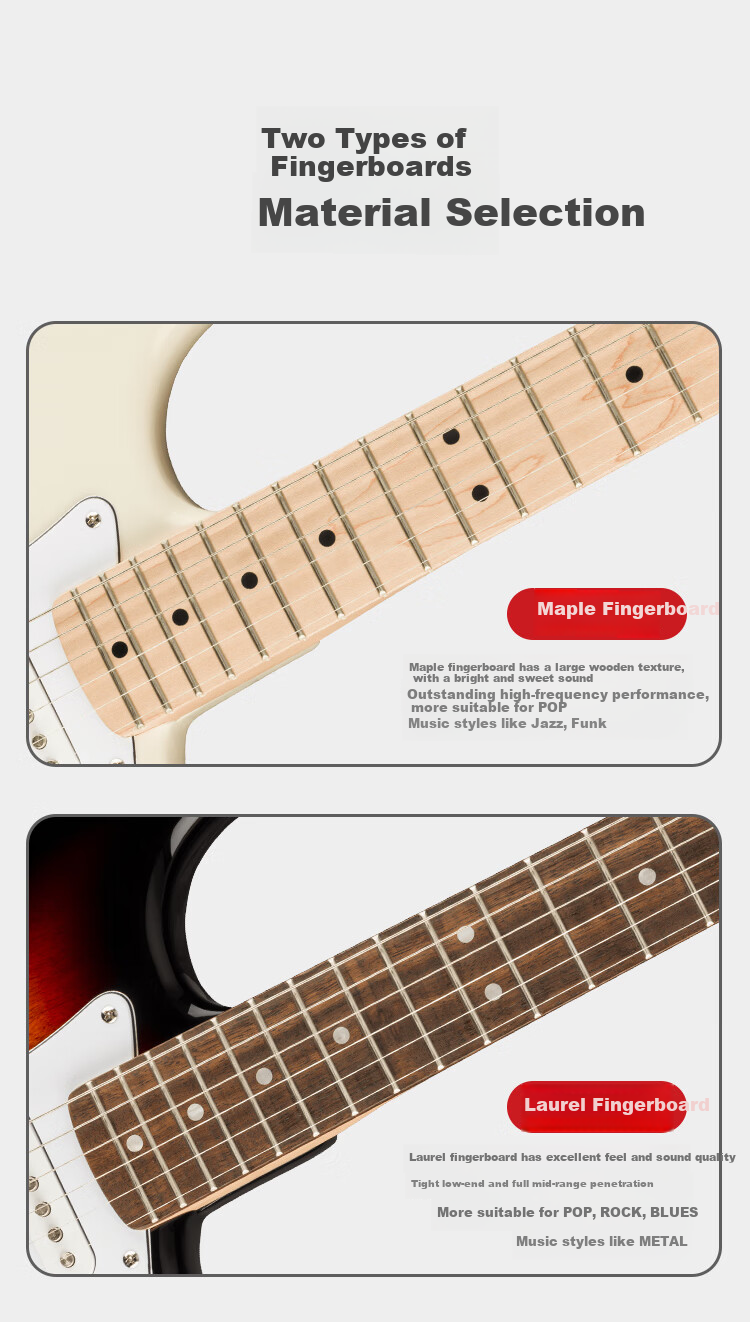 FENDER Electric Guitar SQ Affinity Series ST with Tremolo, Solid Maple Top, Olympic White 7