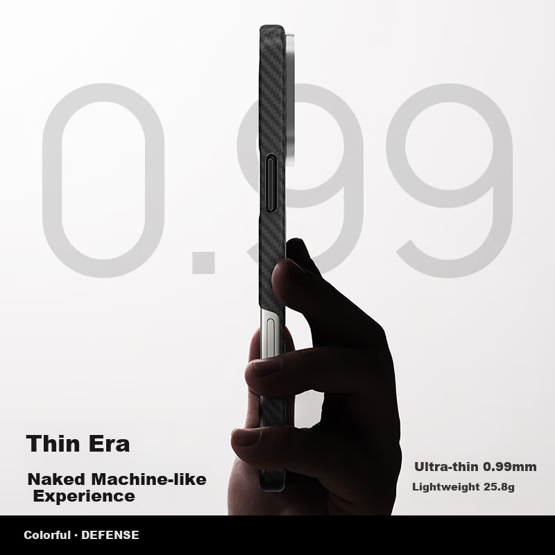 Чехол DEFENSE для iPhone 17 Pro Max, Kevlar, магнитный, бизнес-стиль, Zero Gravity™