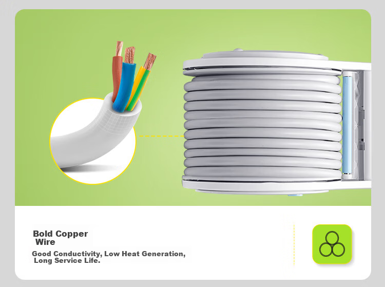 BULL Overheat Protection Cable Reel Socket/power Strip GN-8030, 4 Outlets, 30 Meters Cable Reel, for Engineering Use 11