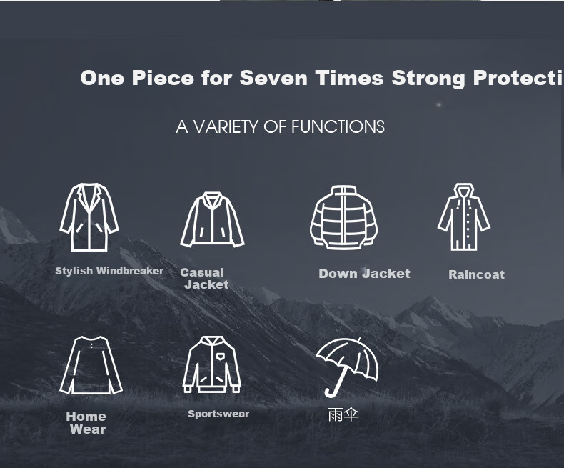 CAMEL Waterproof Three-In Jacket Set for Couples, Style 7127BX Black, Men's M Size 15