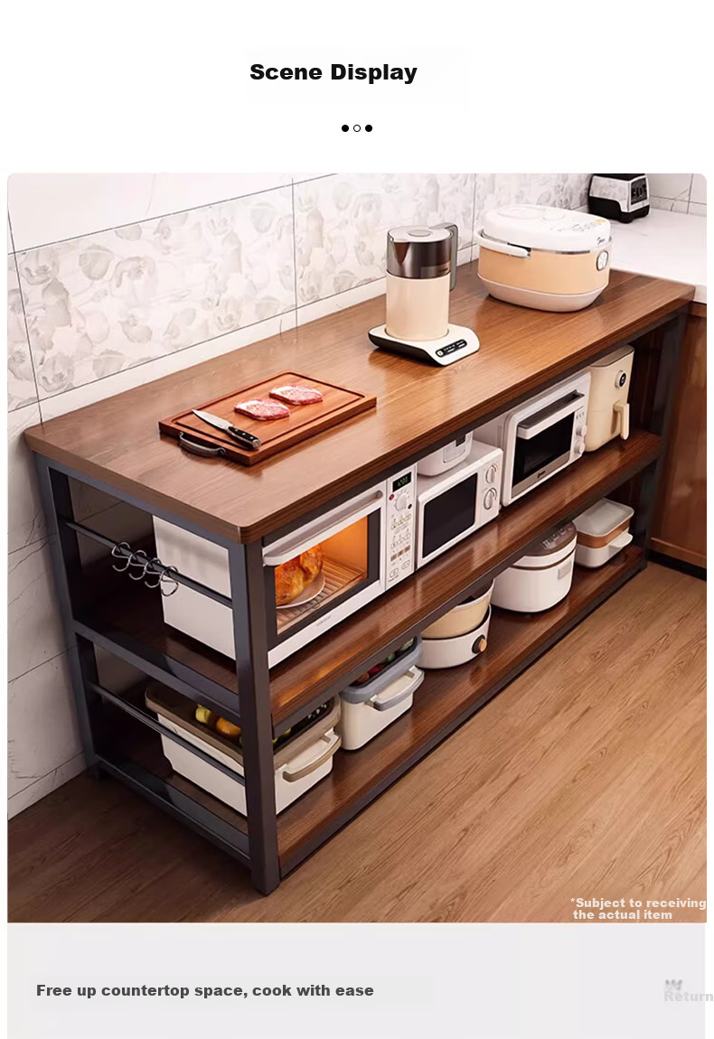 Quanpinwu Kitchen Storage Rack, Multifunctional Floor Cabinet, Cutting Table, Workbench, Sideboard Storage Rack, Narrow Cabinet, Coffee Table, 83 13