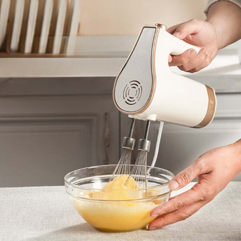KPS KPS Electric Multi-Function Mixer, Whisk, Small Baking Cake Beater, High-Power Foam Maker, Cream Whipper, 970AN