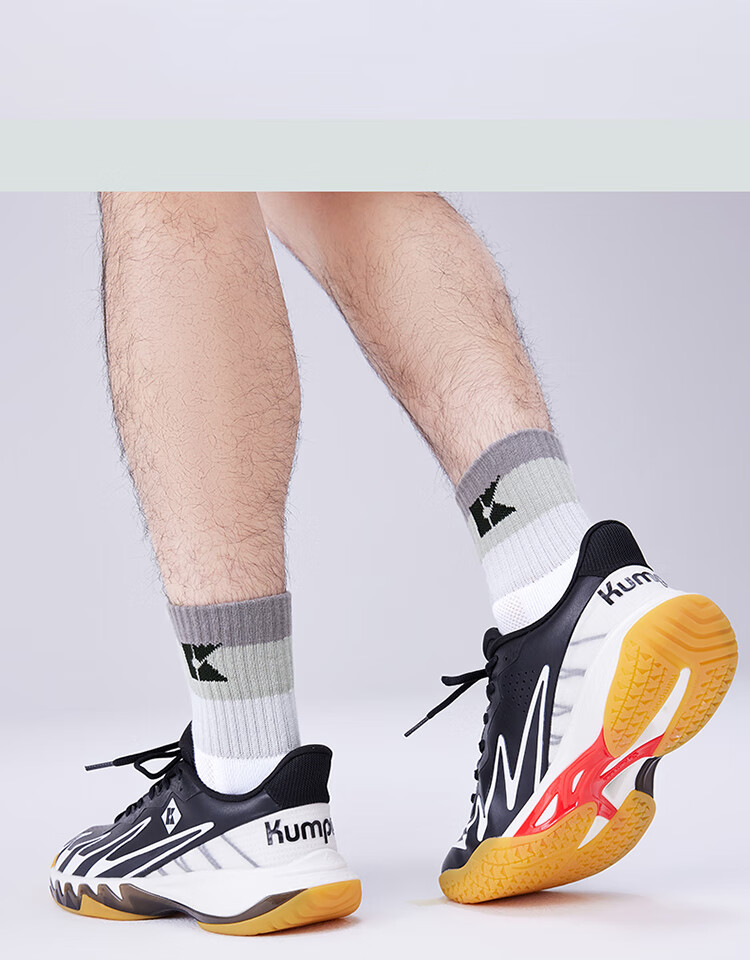 KUMPOO Shura Feather Badminton Shoes ACF Cushioning Rebound Breathable Anti-Torsion Sports Shoes KH-G828 Water Blue/Dark Blue Size 37 6