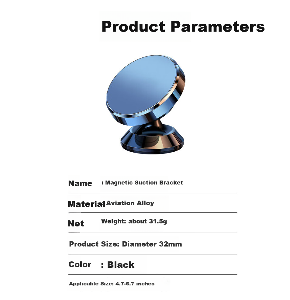 KOVOL Car Phone Holder, Car Navigation Mount, Vacuum Magnetic Suction Windshield Mount, Center Console Large Suction Cup Holder 10