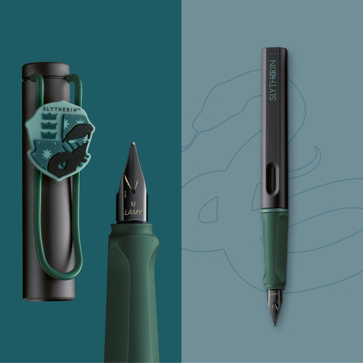 LAMY Safari Series Fountain Pen Gift Set Harry Potter Collaboration Ink Pen Set Student Stationery Posture Correcting Fountain Pen Calligraphy Signature Gift Hufflepuff Yellow 13