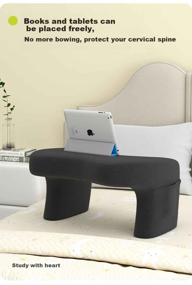 Mixiaoshu Bed And Desk Lazy Functional Gaming Reading Pillow, Elderly Backrest, Student Study Home Computer Desk Bedroom Desk Cushio 4