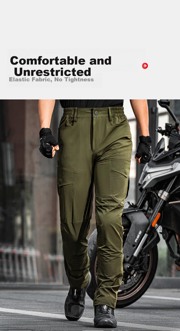 MOTOWOLF Motorcycle Quick-Release Riding Pants, Motorbike Anti-Fall Winter Warm Windproof Quick-Release Trousers, Windproof Pants, Cold-Resistant Quick-Detach Pants 7