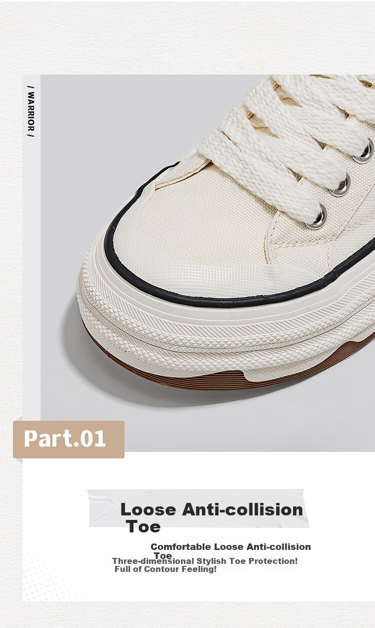 Huili Women's Shoes, 2026 New Fashion Casual Sneakers for Women, Lightweight Breathable Versatile Canvas Shoes, Black, Size 35 6