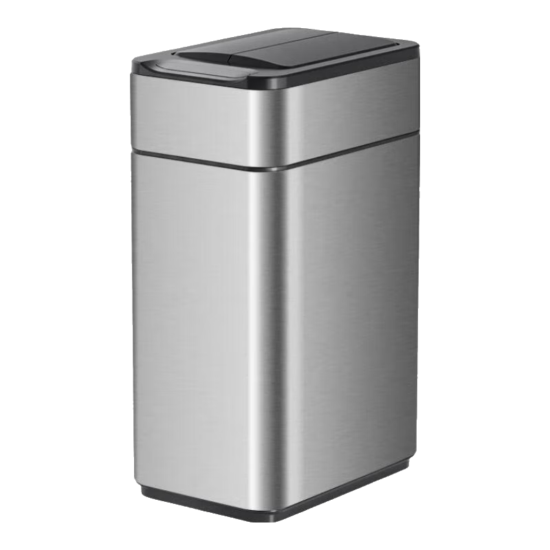 JD Original Stainless Steel Smart Sensor Trash Can with Lid for Bathroom, Kitchen, Living Room, Office - Small Size