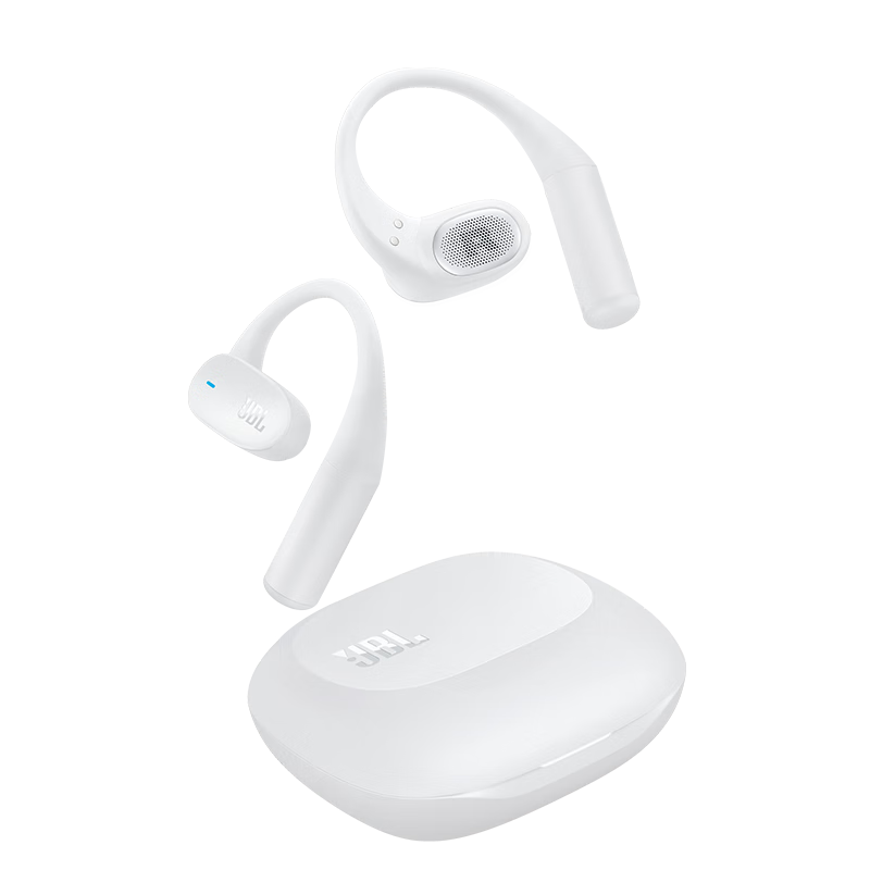 JBL Sense Lite Comfort Edition [Wang Chuzhen's Choice] Earbuds Bluetooth Headphones, Sports Running Wireless Open-Style Non-Bone Conduction, Gift Recommendation, White