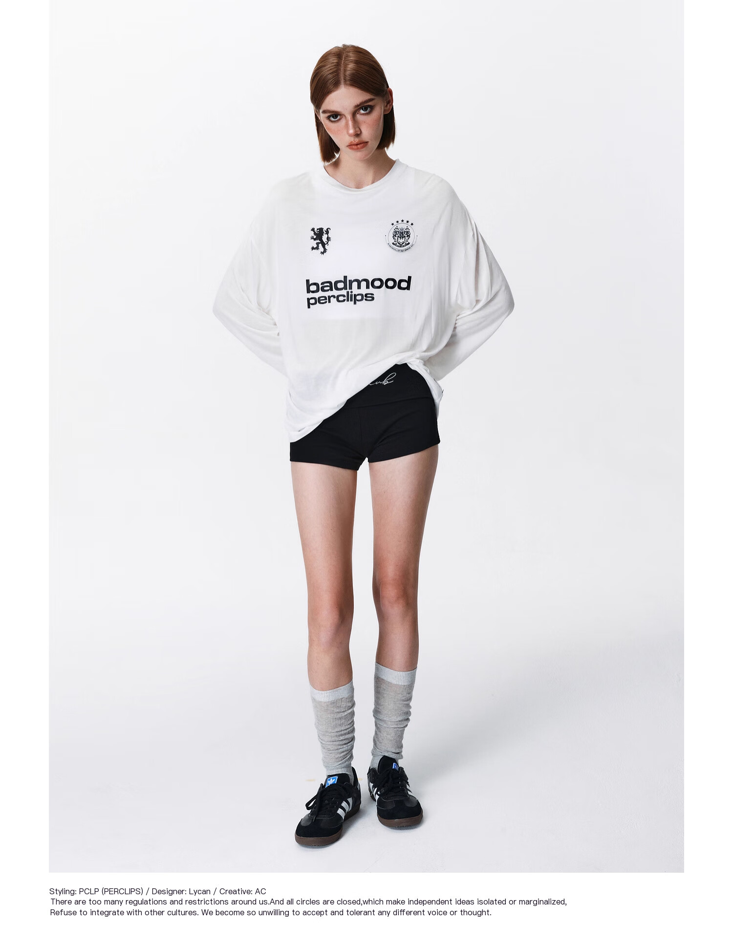PCLP Printed Long Sleeve Sports Hoodie Loose Fit American Style Lightweight T-Shirt M White 7
