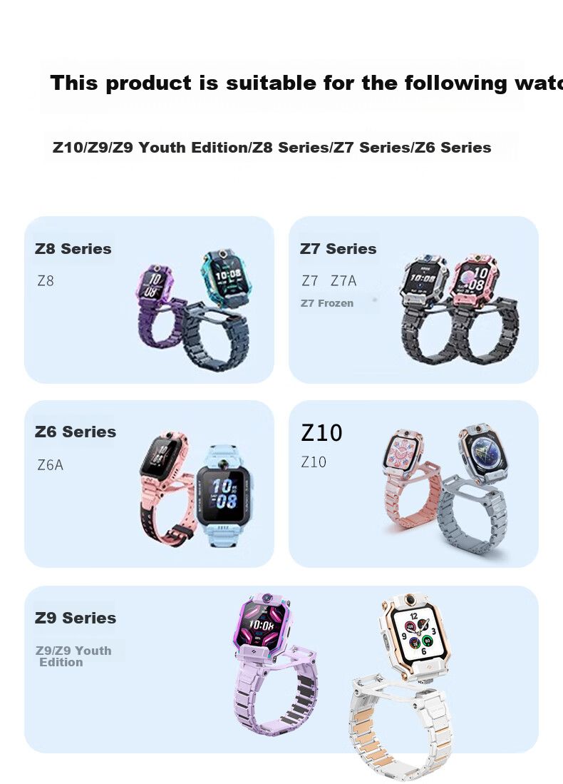 Masentek Compatible Charging Cable for Xiaotiancai Children's Smartwatch Z9/Z10/Youth Edition Z8/8A/7/7A/7S/6A/6S/D3125QY Universal Fast Charger Base with Magnetic Attachment 1